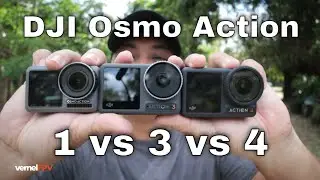 DJI Osmo Action 1 vs Action 3 vs Action 4