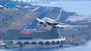 MSFS | IFLY 737 MAX 8 | Turbulent Madeira Landing