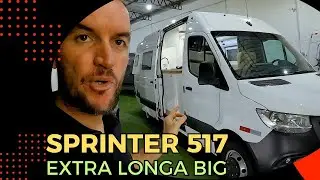 Tour em uma Sprinter Extra Longa BIG - MOTORHOME O SONHO