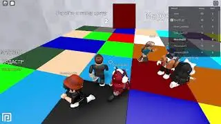 Играю в Roblox в башня с цветным блоком