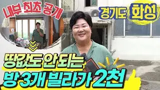 내부 최초 공개│땅값도 안 되는 2천만원에 방 3개 있는 빌라를 마련할 수 있습니다│경기도 화성
