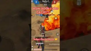 wow mode codes in pubg 😱✅ || pubg mobile wow mode  