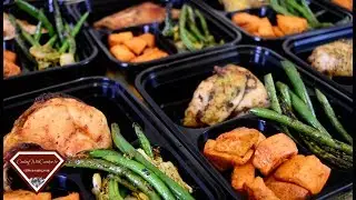 MEAL PREP RECIPES | ROASTED CHICKEN, ROASTED SWEET POTATOES, GREEN BEANS | Cooking With Carolyn