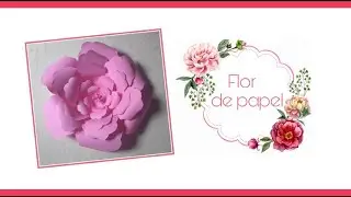 Como fazer flor de papel