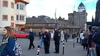 Edinburgh walkabout next to the castle November 2023