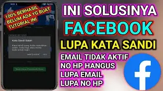 cara mengatasi lupa kata sandi facebook tanpa email dan nomor | lupa kata sandi facebook