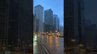 Chicago 🇺🇲 Dream city winter drive