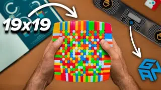😱 THE LARGEST RUBIK CUBE 19x19, news cubes GAN and RUBIKS