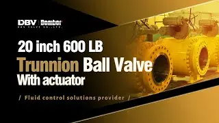 20inch 600lb Trunnion ball valves with Electric Actuator