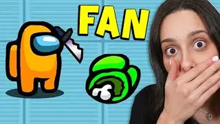 LET'S PLAY AMONG US WITH OUR FANS