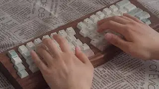 【ASMR】Summer の Wood | Typing sound