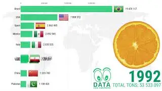 Top 10 Largest ORANGE producing countries worldwide 🍊🍊