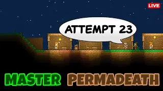 💀I AM NOT GIVING UP💀Potions💀Gold Armor💀Gold Weapons💀Terraria Master Hardcore Challenge💀