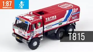 Assembly of Tatra T815 6x6 resin kit in 1:87 scale (H0) [No Voice]