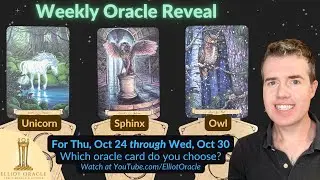 Weekly Oracle Reveal 🔮✨ | Tarot Reading for October 24 to October 30 | Elliot Oracle 🦄 🏺 🦉