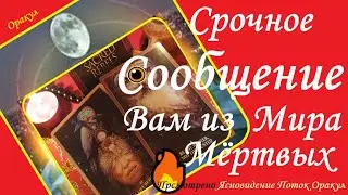 🔥URGENT- THIS INFORMATION IS FOR YOU🔥FROM THE WORLD OF THE DEAD Clairvoyance Vivien's Flow