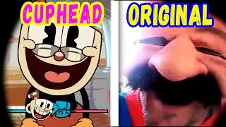 FNF VS Ring Cam Mario but... version Cuphead | Mario VS Cuphead | Friday Night Funkin Mod Cuphead