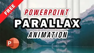 Vertical Parallax Animation PowerPoint Templates
