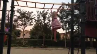 Monkey bar girl