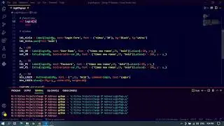 How to create a login form using python | | Python programming