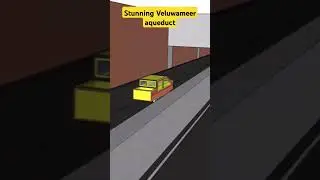 Veluwemeer aqueduct #justlearncivil #netherlands #lake  #sketchup #3danimation