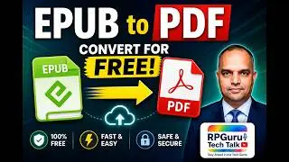 Steps to Convert Epub File to Pdf Format for Free