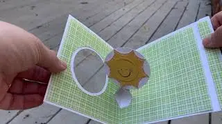 Circle Twist Pop Up Card Preview
