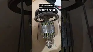 3 phase induction motor wound rotor #woundrotor  three phase wound rotor