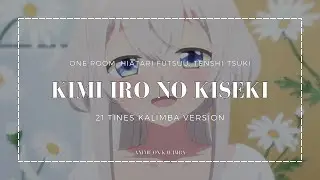 Kimi iro no kiseki - One Room, Hiatari Futsuu, Tenshi-tsuki OP | Kalimba App Cover with Tabs