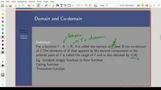 Relations and Functions.