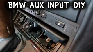 How To Install An Aux Input On BMW E46