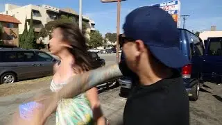 Girl Gets Hit!