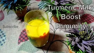 How To Make Turmeric Milk / Golden Milk Recipe / Health Benefits Of Turmeric Milk /Quick Weight Loss