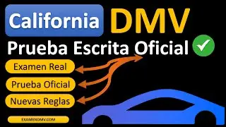 Prueba Oficial Del DMV De California 2023 - Nuevos Permisos y Renovaciones