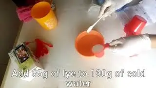 DIY bar soap making with no blender/mixer and with thick paper box