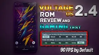New Voltage Os 2.4 For Realme X3 / Superzoom | Gaming Test & Rom Review 💫