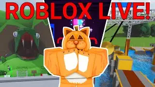 🔴LIVE🔴 ROBLOX! Playing just anything lol