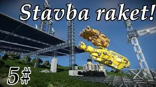 tyhle rakety pro nás budou stavět další rakety! 🚀+🚀=🚀🚀| 5# Space Engineers Walkthrough CZ/SK
