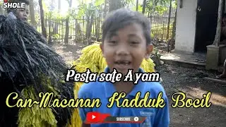 Bakar sate ayam Acara Makan2 Bersama Tim Can~ Macanan kadduk Bocil🤡⁉️✅