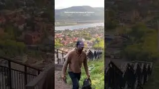 Красноярск-лестница на Удачном🌲🌳🧗‍♂️🐿️🦉🙋‍♂️