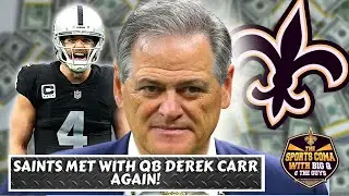Saints met with QB Derek Carr AGAIN