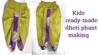 Kids dhoti phant cutting and making