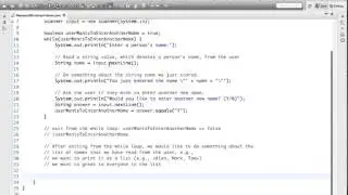 CSE114 Tutorial Repeated Store Input Values