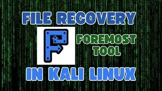 Recover Deleted Data on Kali Linux: Using the Foremost Tool