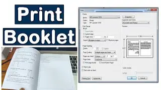 Booklet printing kaise kare | Print Booklet in pdf file | How to Booklet Print out both side on page