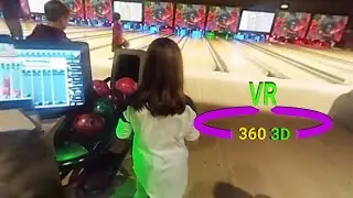 Children at a Bowling Alley :Vuze+ 3D 360 (4K raw video)