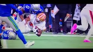 Jordan Mason SHOULDER INJURY | San Francisco 49ers vs Seattle Seahawks TNF