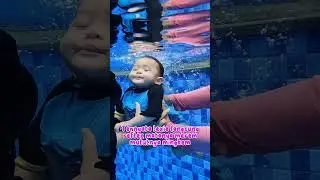 PERTAMA KALINYA LEXIE NYELAM DIKOLAM RENANG DALEM😱😍 