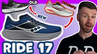 Completely Redesigned | Saucony Ride 17 vs 16 | New Midsole Foam?