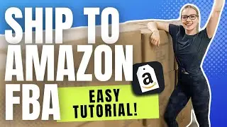 HOW TO SHIP TO AMAZON FBA shipping tutorial for beginners!